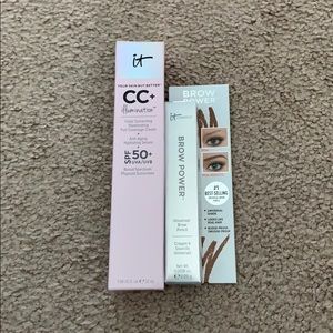 IT Cosmetics foundation and brow pencil set!
